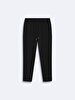 Folded Black Trousers