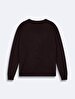 Long Sleeve Front Buttoned Basic Knitwear Red Cardigan
