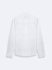 Long Sleeve Front Buttoned Basic White Shirt
