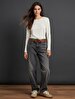 Long Sleeve Crew Neck Basic White Sweatshirt