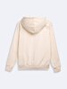 Long Sleeve With Hood Front Zipper Closing Dust Sweatshirt