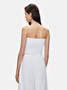 Strapless Basic Crop White Athlete