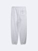 Waist Elastic Print With Print Tapered Leg Grey Tracksuit