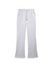 Waist Elastic Ribbed Flare White Tracksuit