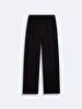 Yüksek Bel Comfortable Cut Black Tracksuit