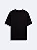 Short Sleeve Crew Neck Basic Black T-shirt