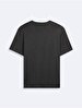 Short Sleeve Crew Neck Basic Antracite T-shirt