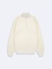 Turtle Neck Zipper Closing Polar Dust Sweatshirt