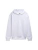 Long Sleeve With Hood Sign With Print White Sweatshirt