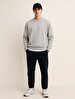 Long Sleeve Crew Neck Basic Grey Sweatshirt