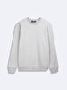 Long Sleeve Crew Neck Basic Grey Sweatshirt