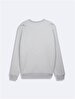 Long Sleeve Crew Neck Basic Grey Sweatshirt