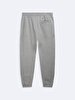 Waist Elastic Tapered Leg Grey Tracksuit