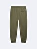 Waist Elastic Tapered Leg Green Tracksuit