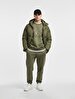 Waist Elastic Tapered Leg Green Tracksuit