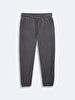 Waist Elastic Tapered Leg Basic Grey Tracksuit