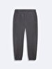 Waist Elastic Tapered Leg Basic Grey Tracksuit