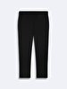 Waist Elastic Straight Leg Black Tracksuit