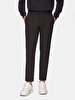 Waist Elastic Straight Leg Black Tracksuit