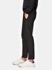 Waist Elastic Straight Leg Black Tracksuit