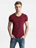 V-neck Red T-shirt