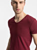 V-neck Red T-shirt