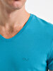 V-neck Blue T-shirt