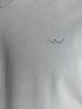 V-neck Basic Short Arm Slim Grey T-shirt