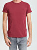 Crew Neck Basic Short Arm Slim Red T-shirt