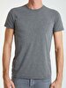 Crew Neck Basic Short Arm Slim Anthracite T-shirt