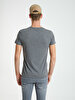 Crew Neck Basic Short Arm Slim Anthracite T-shirt