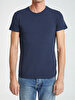 Crew Neck Basic Short Arm Slim Navy T-shirt