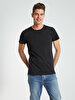 Crew Neck Basic Black T-shirt
