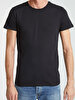 Crew Neck Basic Black T-shirt