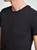 Crew Neck Basic Black T-shirt