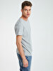 Crew Neck Basic Grey T-shirt