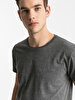 Crew Neck Basic Anthracite T-shirt