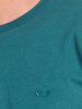 Crew Neck Basic Green T-shirt