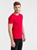 Crew Neck Basic Red T-shirt