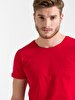 Crew Neck Basic Red T-shirt