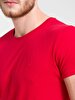 Crew Neck Basic Red T-shirt