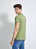 Crew Neck Basic Green T-shirt