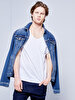 Crew Neck Basic Short Arm Regular White T-shirt