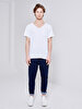 Crew Neck Basic Short Arm Regular White T-shirt