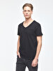 Crew Neck Basic Short Arm Regular Black T-shirt