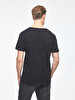 Crew Neck Basic Short Arm Regular Black T-shirt