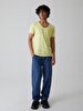 Crew Neck Basic Short Arm Regular Yellow T-shirt