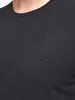 Crew Neck Basic Short Arm Slim Black T-shirt