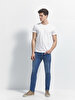 Crew Neck Basic Short Arm Regular White T-shirt