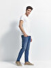 Crew Neck Basic Short Arm Regular White T-shirt